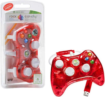 Retro & Rare Video Games & Repairs - Rock Candy Wired Xbox 360 Controller [Stormin' Cherry Red] - Video Game - Xbox 360